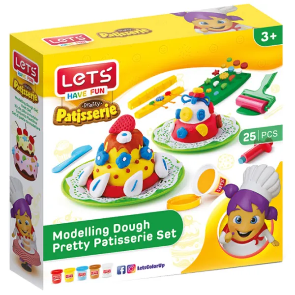 Set de plastilină Lets L8492 Multicolor / 3+ photo 1 Set de plastilină Lets L8492 Multicolor / 3+ photo 1