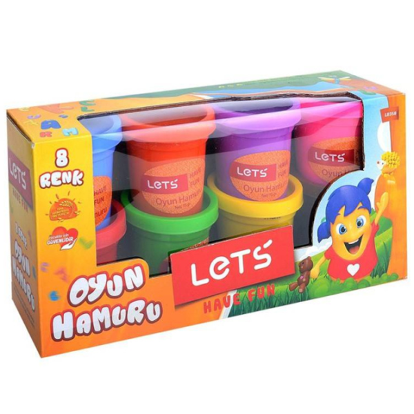Set de plastilină Lets L8358 Multicolor / 3+ photo 1 Set de plastilină Lets L8358 Multicolor / 3+ photo 1