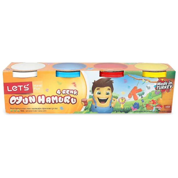 Set de plastilină Lets 50204 Multicolor / 3+ photo 1 Set de plastilină Lets 50204 Multicolor / 3+ photo 1