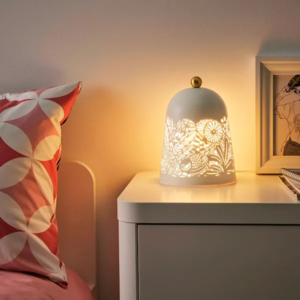 Настольная лампа Ikea Solskur Белый photo 3