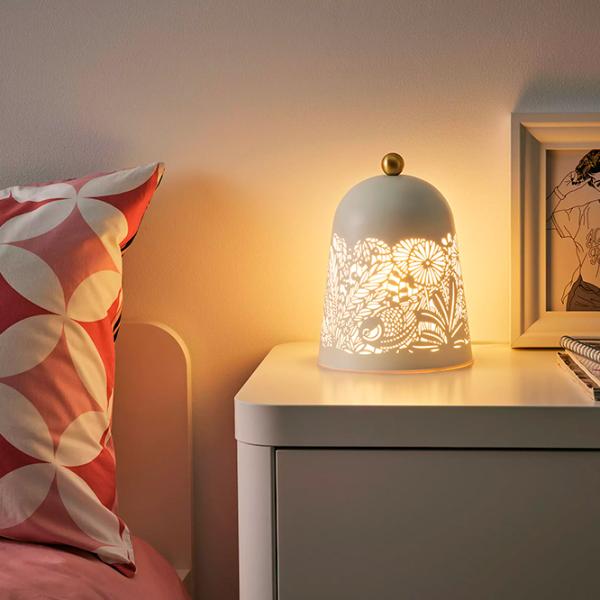 Настольная лампа Ikea Solskur Белый photo 3