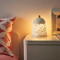 Lampă de masă Ikea Solskur White photo 3
