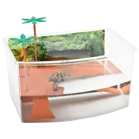 Acvariu Georplast Tortuga Mini 10625 5.5l / Transparent