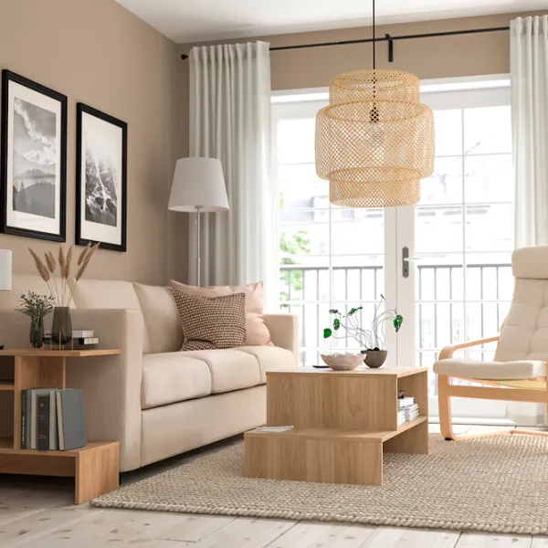 Măsuță de cafea Ikea Holmerud 5691206 Stejar Sonoma photo 3