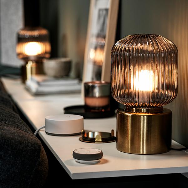 Настольная лампа Ikea Solbo Золотистый photo 4