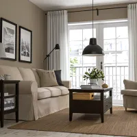 Măsuță de cafea Ikea Idanas 5671393 Dark Brown photo 3