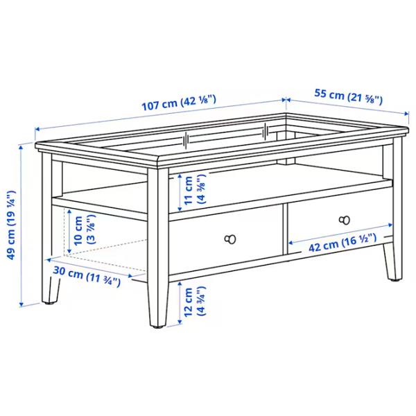 Măsuță de cafea Ikea Idanas 5671393 Dark Brown photo 4 Măsuță de cafea Ikea Idanas 5671393 Dark Brown photo 4
