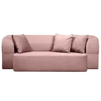 Canapea Edka Meteor (125634) Stofă / Pink Powder