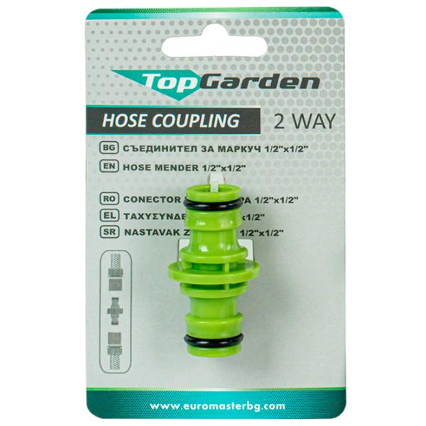 Соединитель шланга TopGarden 380959 ABS / Ручная photo 1