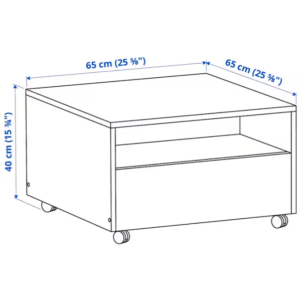 Журнальный столик Ikea Garnanas 5722428 Белый photo 5