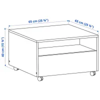 Măsuță de cafea Ikea Garnanas 5722428 White photo 5