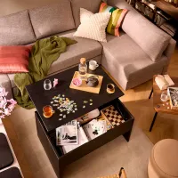 Журнальный столик Ikea Ostavall 5722229 Черный photo 6