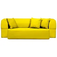 Canapea Edka Meteor (00906581) Stofă / Yellow