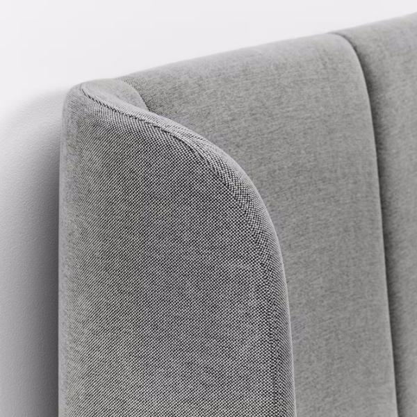 Кровать Ikea Tufjord/Tallmyra/Luroy 140 x 200 см / Шпон / Серый photo 3