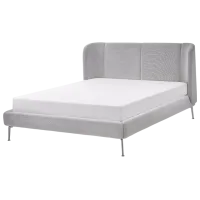 Кровать Ikea Tufjord/Tallmyra/Lindbaden 140 x 200 см / Шпон / Серый