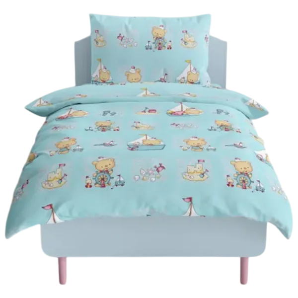 Детское постельное бельё Relaxe Home Soft Dreams (020210) Хлопок/ Синий Разноцветный photo 1 Детское постельное бельё Relaxe Home Soft Dreams (020210) Хлопок/ Синий Разноцветный photo 1