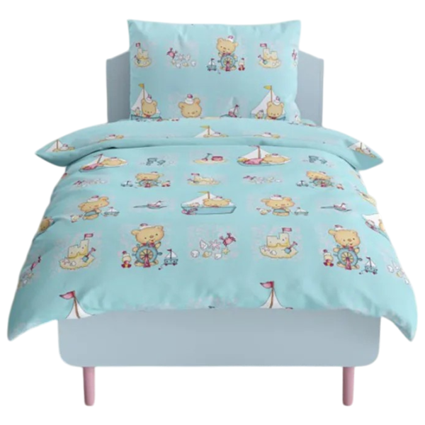 Детское постельное бельё Relaxe Home Soft Dreams (020210) Хлопок/ Синий Разноцветный photo 1 Детское постельное бельё Relaxe Home Soft Dreams (020210) Хлопок/ Синий Разноцветный photo 1