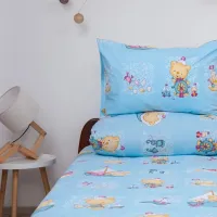 Lenjerie de pat pentru copii Relaxe Home Soft Dreams (020210) Bumbac/ Blue Multicolor photo 4