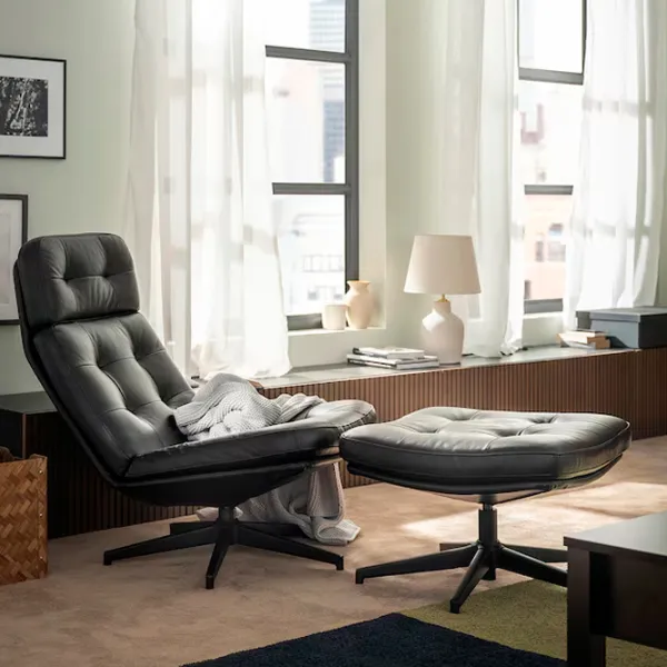 Кресло Ikea Havberg/Grann/Bomstad Черный Черный photo 2