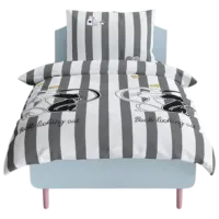 Lenjerie de pat pentru copii Relaxe Home Soft Dreams (020201) Bumbac/ Gray Multicolor