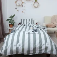 Детское постельное бельё Relaxe Home Soft Dreams (020201) Хлопок/ Серый Разноцветный photo 2
