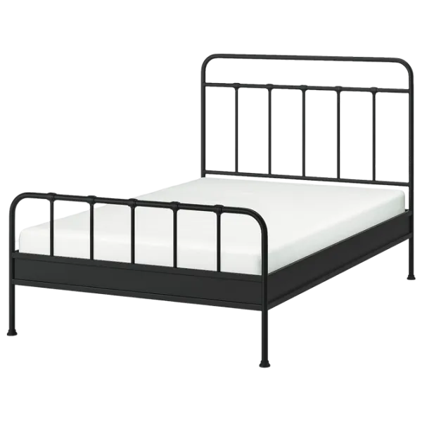 Кровать Ikea Stjarno 140 x 200 см / Металл / Черный photo 1
