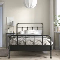 Кровать Ikea Stjarno 160 x 200 см / Металл / Черный photo 7