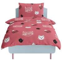 Lenjerie de pat pentru copii Relaxe Home Soft Dreams (020209) Bumbac/ Red Multicolor