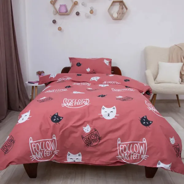 Lenjerie de pat pentru copii Relaxe Home Soft Dreams (020209) Bumbac/ Red Multicolor photo 2 Lenjerie de pat pentru copii Relaxe Home Soft Dreams (020209) Bumbac/ Red Multicolor photo 2