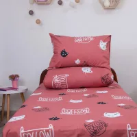 Детское постельное бельё Relaxe Home Soft Dreams (020209) Хлопок/ Красный Разноцветный photo 4