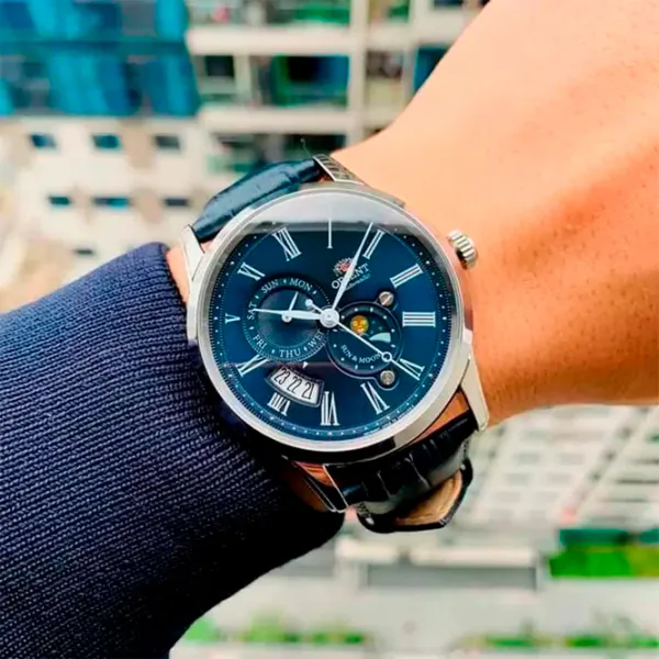 Ceas de mână pentru bărbați Orient RA-AK0011D30B Mecanic / 42.5 mm photo 4