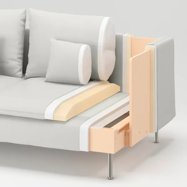 Fotoliu Ikea Soderhamn Crom Beige photo 3 Fotoliu Ikea Soderhamn Crom Beige photo 3