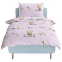 Lenjerie de pat pentru copii Relaxe Home Soft Dreams (020204) Bumbac/ Pink Multicolor