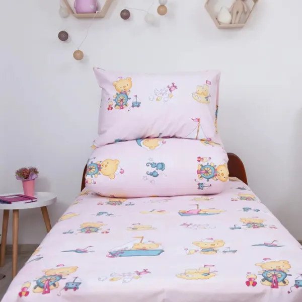 Детское постельное бельё Relaxe Home Soft Dreams (020204) Хлопок/ Розовый Разноцветный photo 3 Детское постельное бельё Relaxe Home Soft Dreams (020204) Хлопок/ Розовый Разноцветный photo 3