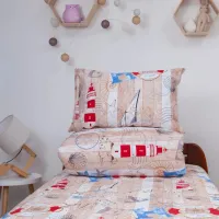 Детское постельное бельё Relaxe Home Soft Dreams (020206) Хлопок/ Бежевый Котёнок photo 4