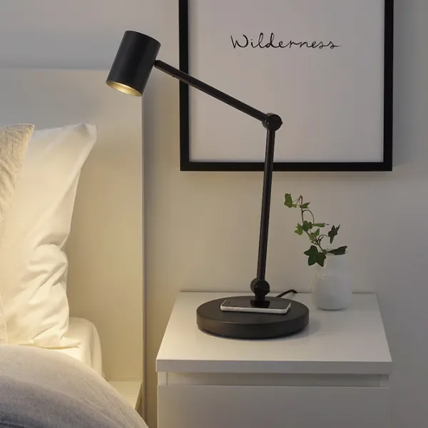 Настольная лампа Ikea Nymane  Antracite photo 3