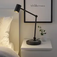 Lampă de masă Ikea Nymane Antracite photo 3