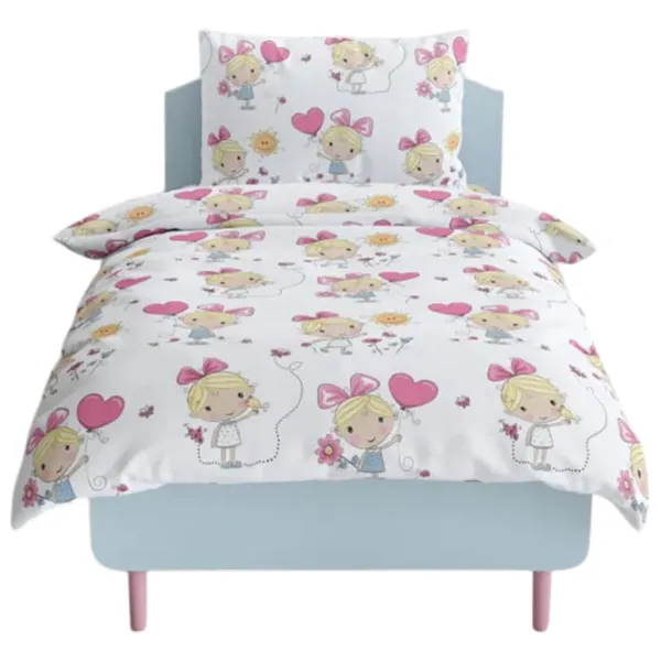 Lenjerie de pat pentru copii Relaxe Home Soft Dreams (020205) Bumbac/ White Multicolor photo 1 Lenjerie de pat pentru copii Relaxe Home Soft Dreams (020205) Bumbac/ White Multicolor photo 1