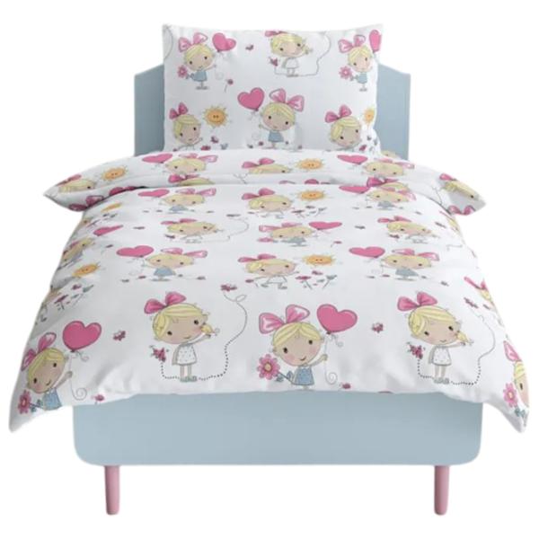 Lenjerie de pat pentru copii Relaxe Home Soft Dreams (020205) Bumbac/ White Multicolor photo 1 Lenjerie de pat pentru copii Relaxe Home Soft Dreams (020205) Bumbac/ White Multicolor photo 1