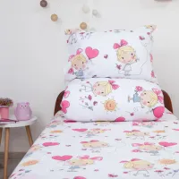 Детское постельное бельё Relaxe Home Soft Dreams (020205) Хлопок/ Белый Разноцветный photo 5