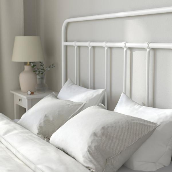 Кровать Ikea Stjarno/Luroy 140 x 200 см / Металл / Белый photo 7