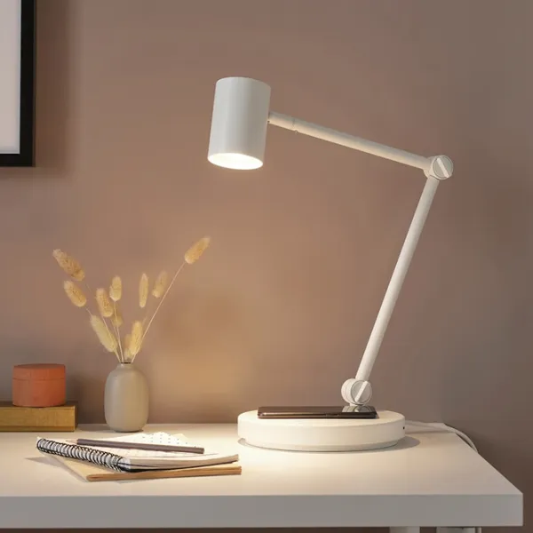 Настольная лампа Ikea Nymane  Белый photo 2 Настольная лампа Ikea Nymane  Белый photo 2