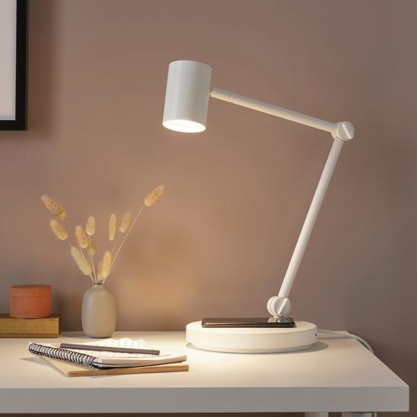 Настольная лампа Ikea Nymane  Белый photo 2 Настольная лампа Ikea Nymane  Белый photo 2