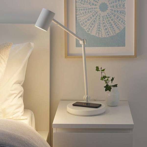 Настольная лампа Ikea Nymane  Белый photo 3 Настольная лампа Ikea Nymane  Белый photo 3
