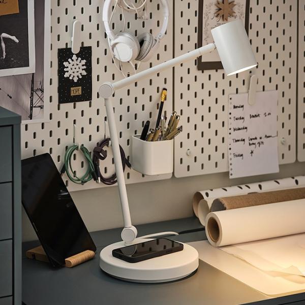 Настольная лампа Ikea Nymane  Белый photo 5 Настольная лампа Ikea Nymane  Белый photo 5