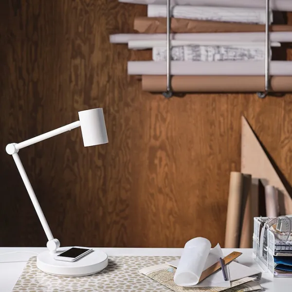 Настольная лампа Ikea Nymane  Белый photo 6 Настольная лампа Ikea Nymane  Белый photo 6