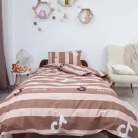 Детское постельное бельё Relaxe Home Soft Dreams (020202) Хлопок/ Коричневый Разноцветный photo 3