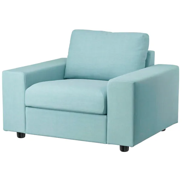 Кресло Ikea Vimle Черный Синий photo 1 Кресло Ikea Vimle Черный Синий photo 1