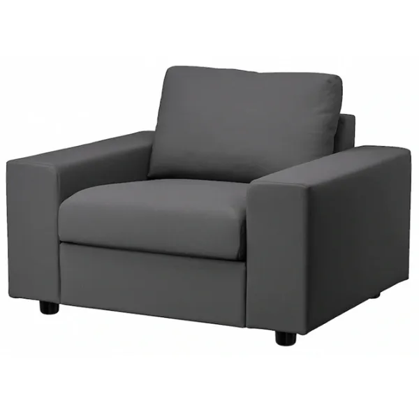Fotoliu Ikea Vimle Black Gray photo 1 Fotoliu Ikea Vimle Black Gray photo 1