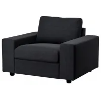 Fotoliu Ikea Vimle Black Dark Blue